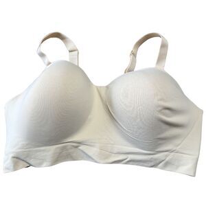 SHAPERMINT Essentials Supportive Comfort Wireless Shaper Bra Chai NWT XXL 2XL